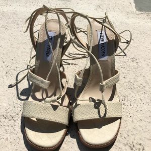 Steve Madden lace up heels